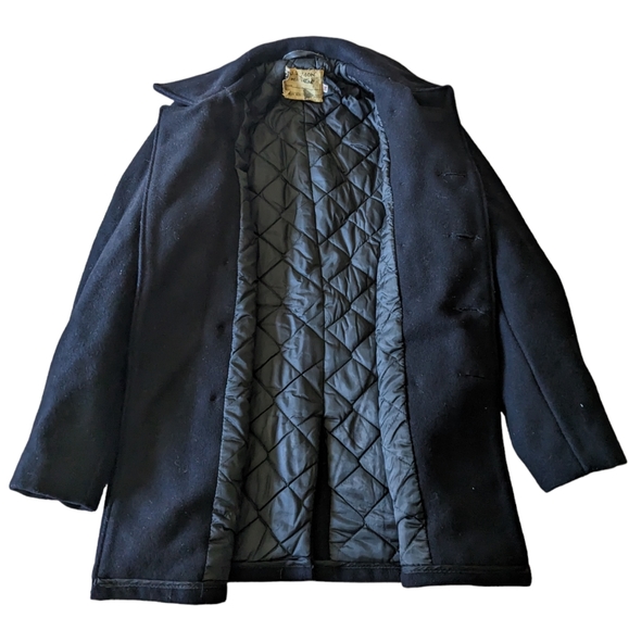 *Vintage* men's U.S. 740N Pea Jacket by Schott NYC - Picture 3 of 9